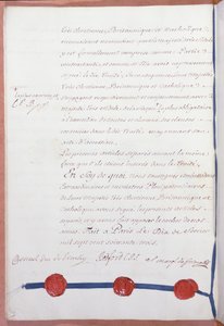 1763年2月10日にフランス、イギリス、スペインが署名した、7年間の戦争を終わらせるパリ条約